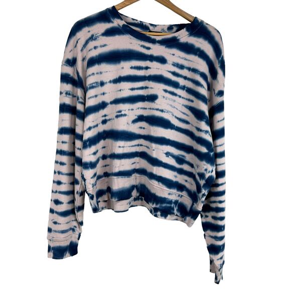 Rails Ramona Striped Indigo Tie Dye Sweater Women's Size XL New With Tags - Picture 2 of 10